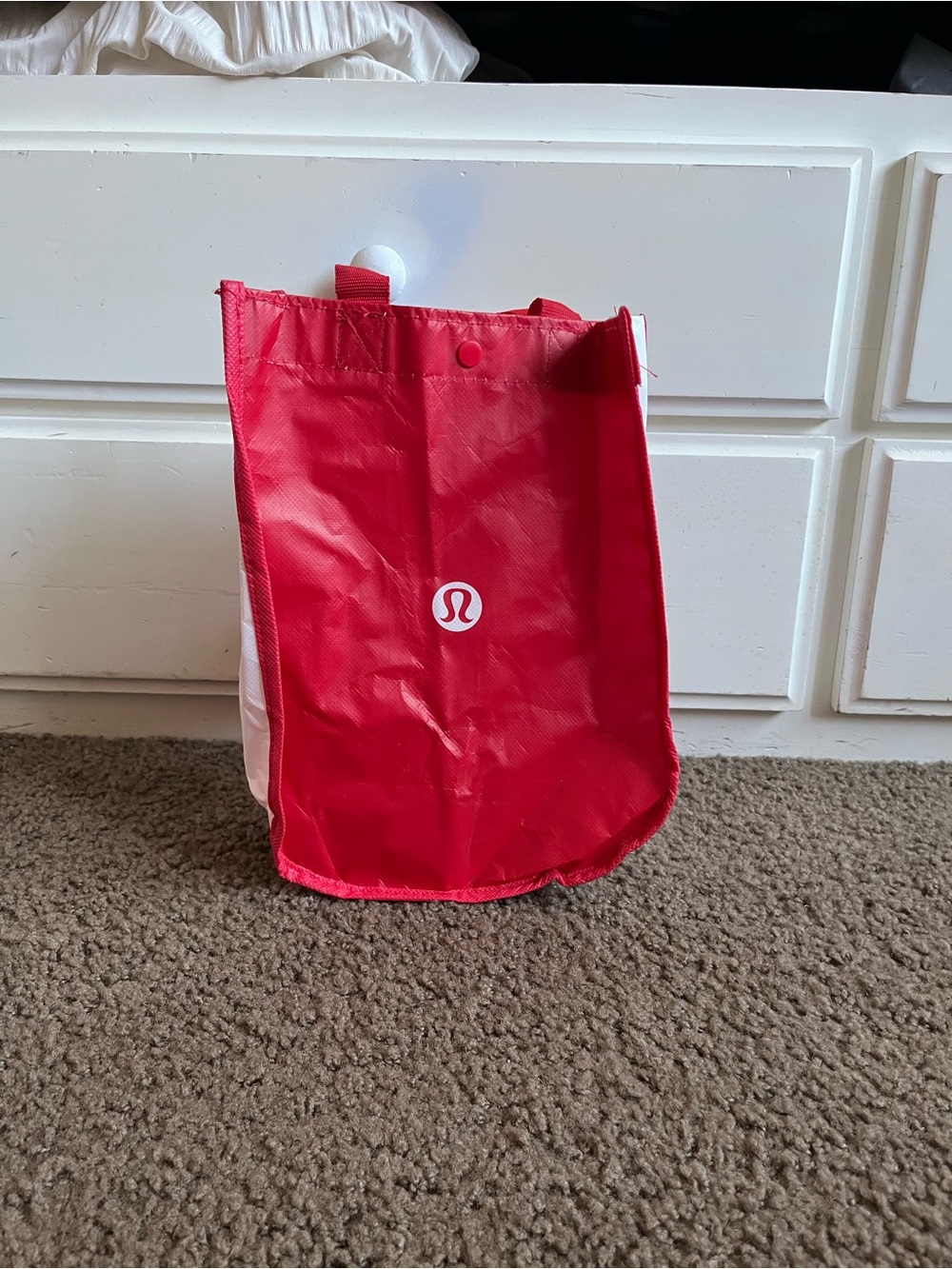 lululemon athletica Bright Red Logo Tote